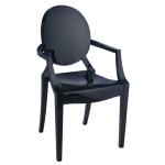 Polycarbonate Children'S Armchair Pink Kids Plastic Chair With Arm