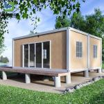 Thermal Insulation Prefab Container House Hot Rolled Steel Frame Structure