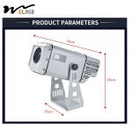 300W Gobo Logo Projector Light Indoor Work Light 6000K Waterproof Gobo Projector
