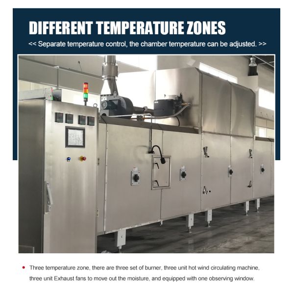 Convectional Continuous Industrial Bakery Tunnel Oven For Biscuit Production Line