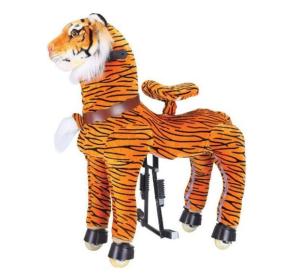 China Rocking Tiger Amusement Park Equipment Mechanical Pony Kid Ridding On Walking Animal factory