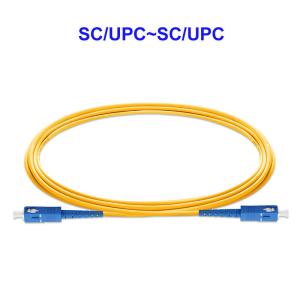 China 200N Fiber Optic Network Cable 1550nm SC/UPC-SC/UPC OS2 Fiber Cable factory