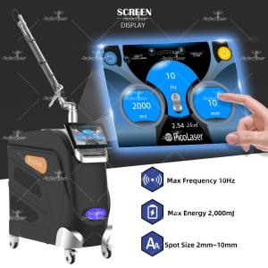 China Picosecond Laser Tattoo Removal Machine 3000W 532nm 755nm 1064nm factory