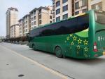 Long Distance Buses 55 Seats Luxury Coach Green Color 2017 Year Manual