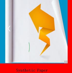 China 150um PP synthetic paper matte surface both sides printable factory