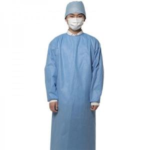 China S-XXL SMS Surgical Isolation Gowns Disposable Operating Gown factory