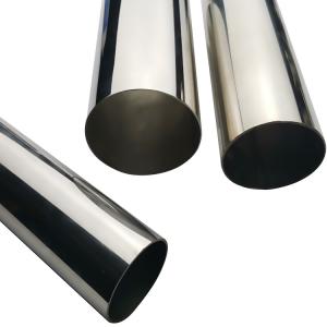 China 201 304 316 Grade 2 1/4'' Mirror Stainless Steel Welded Tube 57mm OD 1.2mm-3.5mm Thickness Inox Round Pipe factory
