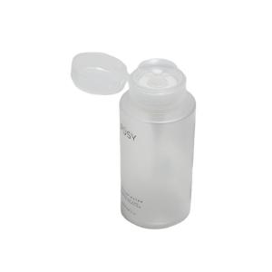 China 300ml Plastic PET Cosmetic Eye Nail Polish Push Down Pump Bottle factory