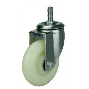 China 100mm Stem Mount Casters Swivel Caster Wheels Stem Castors Nylon Caster Wheels factory