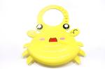 Small Home Silicone Baby Bibs Wide Food Catcher Durable Easily Wipes Clean