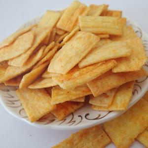 China Japanese Steak And Barbecue Flavored Puffed Food Rice Cracker Snack BBQ Biscuits factory