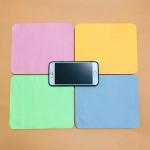 210gsm 230gsm Microfiber Eyeglass Cleaning Cloth Wipes Multiple Color
