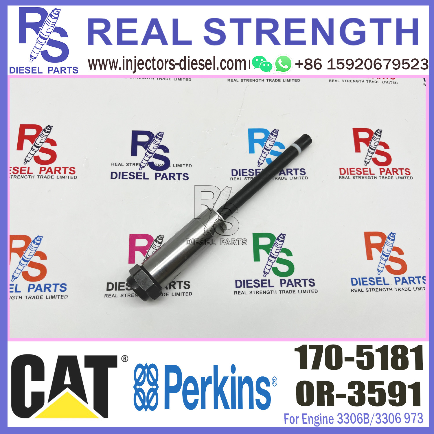 1705181 170-5181 Diesel Injector Nozzle For Caterpillar R1300G D7G2 D7R 350 350L