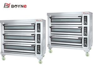 China SS Commercial Bakery Kitchen Equipment Four Trays Electric Oven factory