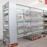 High Laying Rate Layer Chicken Cage 195cm Long Less Disability 44 - 69kg Weight