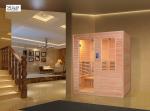Vitality Dry Solid Wood Wet Steam Sauna Room