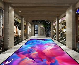 China 3D LED Dance Floor Panels Full Color Video LED Dance Floor 4.81mm Pixels factory