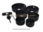 9PC High Carbon Steel Hole Saw Set