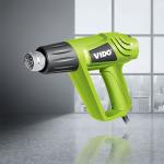 4 Jet Nozzle 300L/Min 2000W Electric Heat Gun，4 types heating nozzles to satisfy