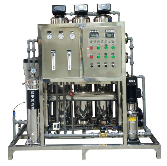 Automation Operational Runs Stainless Steel Reverse Osmosis Pure Water