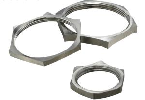 China EMC Locknut Cable Gland Accessories IP54 With Electrical Fittings factory