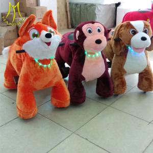China Hansel kids indoor play animal electric montable coin operated kiddie rides for sale factory