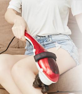China Hook And Loop Fasteners Hand Body Massager , Demountable Push Small Handheld Massager factory