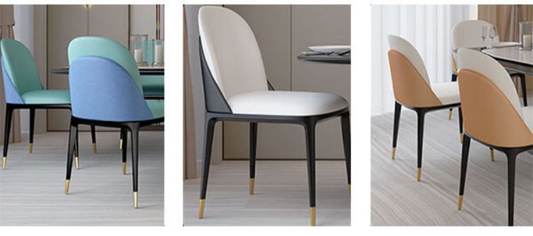 Restaurant Furniture Modern Wood Dining Chair with Nordic Design and Upholstered Seat
