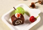 Cake Holder Biodegradable Sugarcane Plates 133x112x16mm