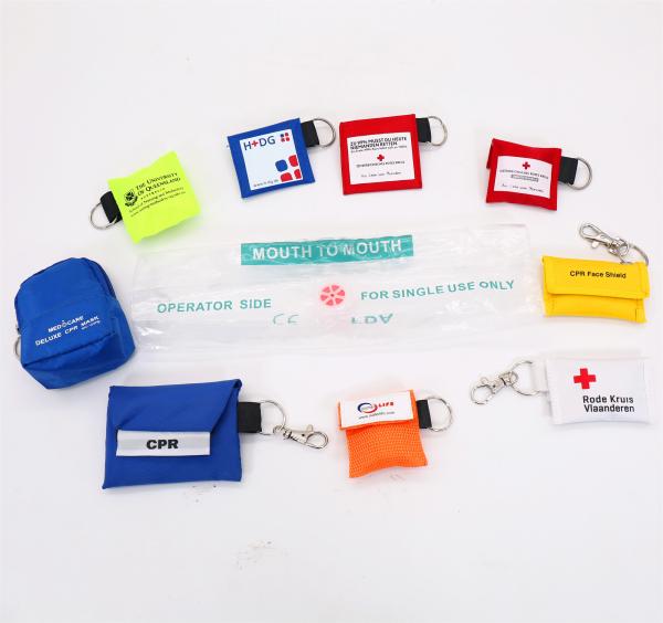 Protective Barrier Adjustable Cpr Mask For First Aid Kit Cpr Face Shield