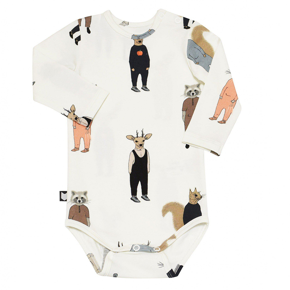 Printing Long sleeve Baby Series Rompers Oragnic Cotton Toddlers baby rompers