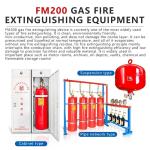 Gas Hfc 227ea Extinguishing System 90L External Storage Pressure For Sale