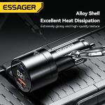 ESSAGER FSJ-009 Series 120W Cell Phone Quick Car Charger Outlet