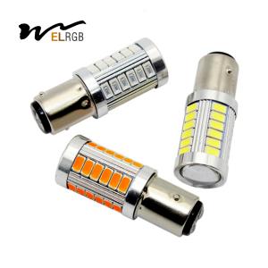 China Car Brake Light 1156 BA15S 1157 BAY15D P21W 33 LED 5630 3157 7440 7443 SMD Car Tail Bulb Brake Lights Auto Reverse Lamp factory