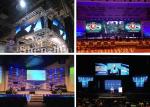 Dust Proof Indoor Led Stage Screen Rental , Clear Led Video Wall Rent For Church