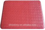Plaid surface PU with NBR anti-fatigue kitchen feet mat