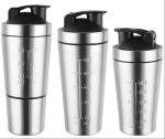 Screw On Lid Type Protein Shake Blender Bottle Bpa Free Protein Shaker Bottle