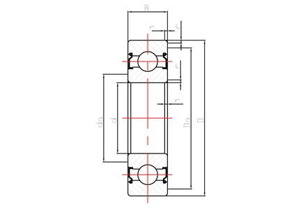 Precision Deep Groove Ball Bearings(EMQ Bearings) 6024 2RS