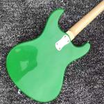 Custom Mosrite Style Electric Guitar with Tremolo in Green