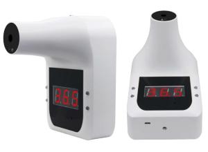 China Face Recognition Wall Mounted Lcd Display Measurement Body Thermometer factory