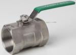 Compact Structure Cast Steel Ball Valve , Screwed Ball Valve PTFE Sealing