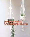 Wholesale Promotional Garden 4 sets Plant Hanger Macrame Jute 4 Legs 48 Inch
