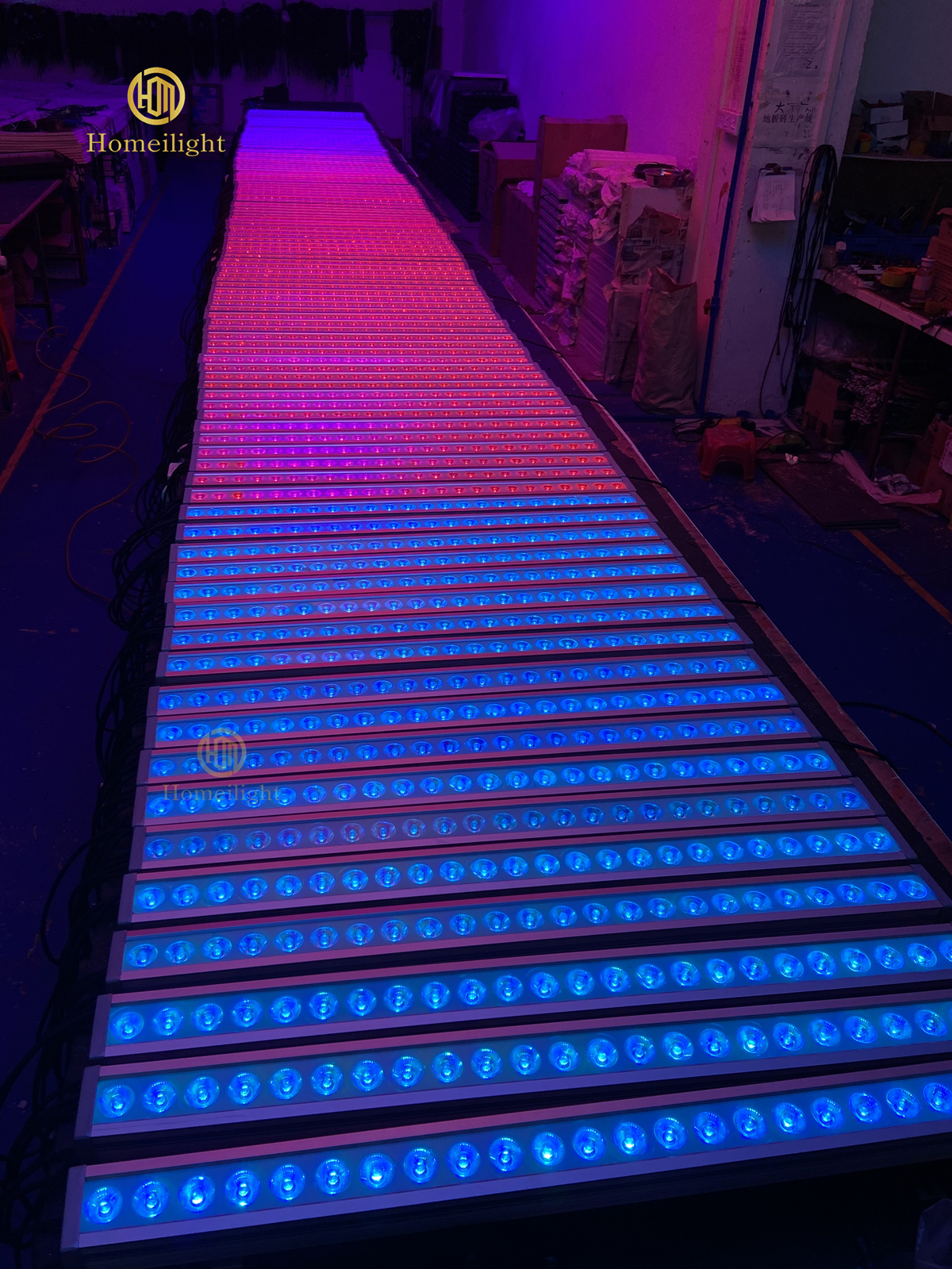 Waterproof RGB Linear Wash Light 24*3W RGB 3IN1 Led Wall Washer Bar Light