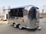 Affordable CE Custom Food Trailers Camper Van Snack Catering Cart Fully Equipped