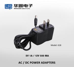 China 5V1A Universal AC DC Adapter 5W LED Power Adapter 78% Efficiency factory