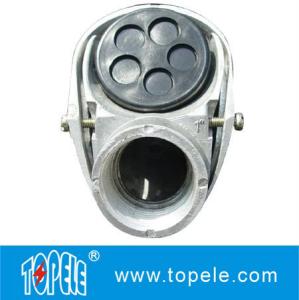 China 0.5 Inch - 4 Inch EMT Conduit Fittings Clamp Service Entrance Caps factory