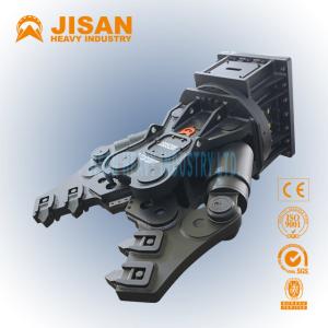 China Blue Excavator Hydraulic Alligator Scrap Metal Shears Hydraulic Rotary Drum Cutter For Sale factory