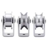 2" 3" 4" Y U V Groove Steel / Stainless Steel Sliding Gate Wheels