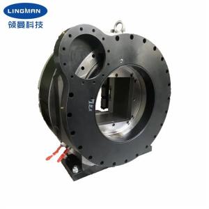 China Square Hole Pneumatic Rotary Chuck Of Laser Dedicated Pipe Cutter factory