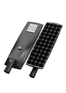China 50 Watt LED Street Lighting All In One Luxeon 5050 Aluminum Lamp Body Material factory